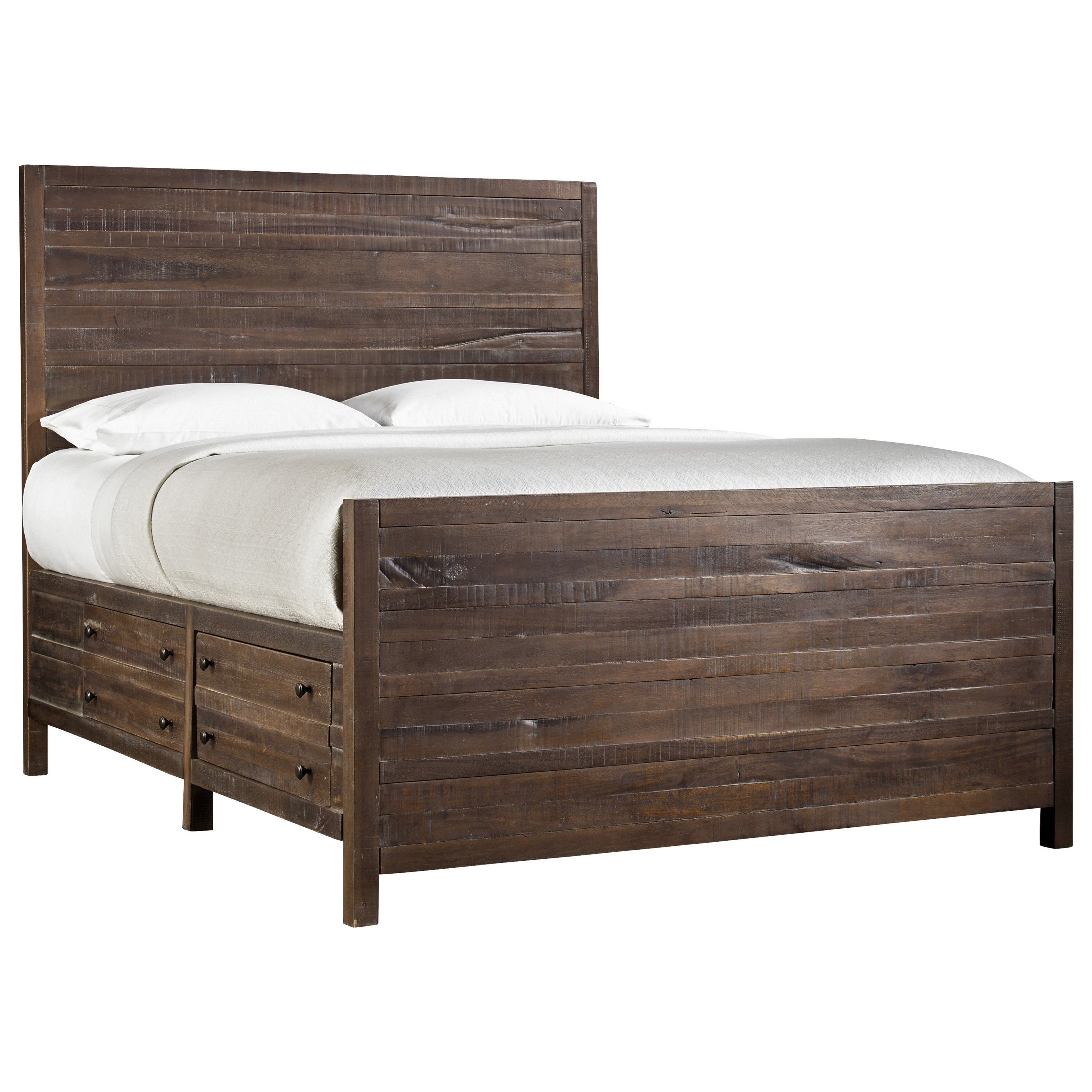 Modus International Townsend Rustic California King Storage Bed Reeds